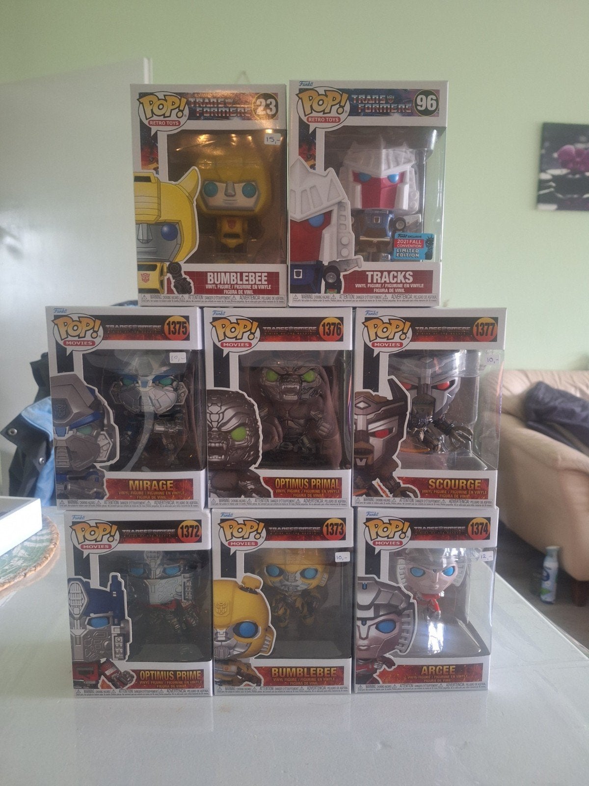 Transformers Funko Pop! Collectie (8 stuks), Ophalen of Verzenden, Nieuw