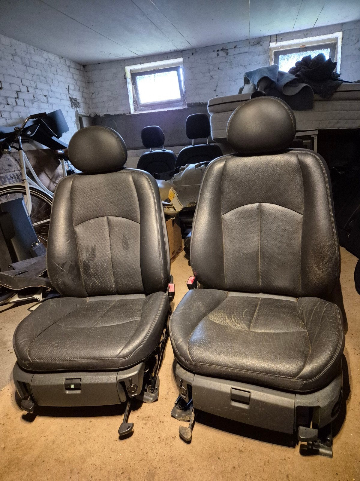 Mercedes E klasse w211 combi zwart leren active interieur, Ophalen