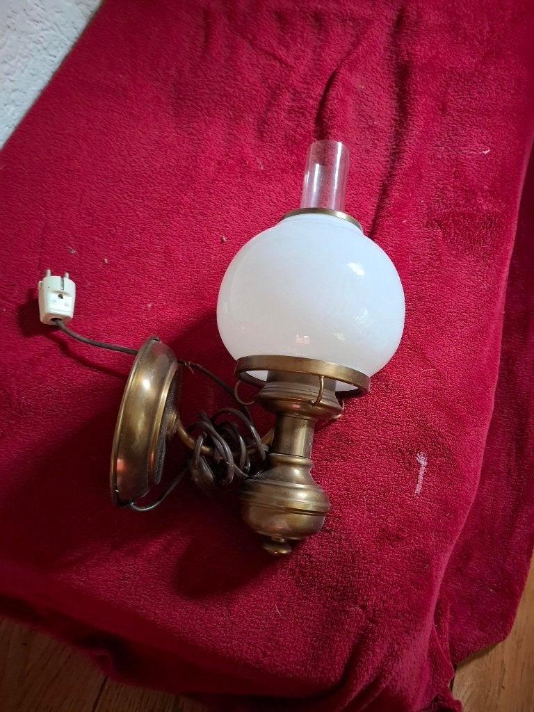 schemerlamp, Ophalen, Met schakelaar, 44 cm, E14 (klein)