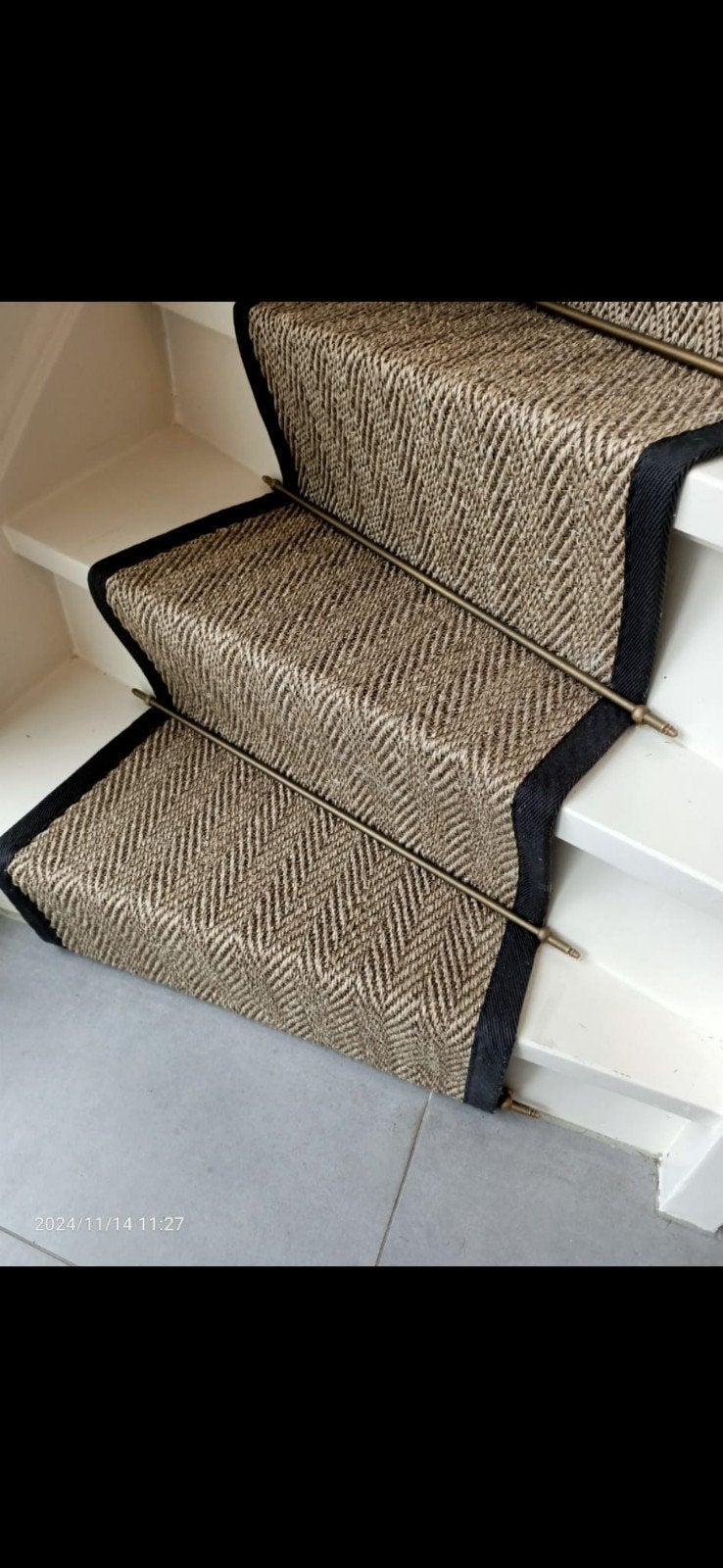 Sisal trapbekleding, vloerbedekking of traploper op maat, Groen, Ophalen of Verzenden, 200 cm of meer, Overige vormen