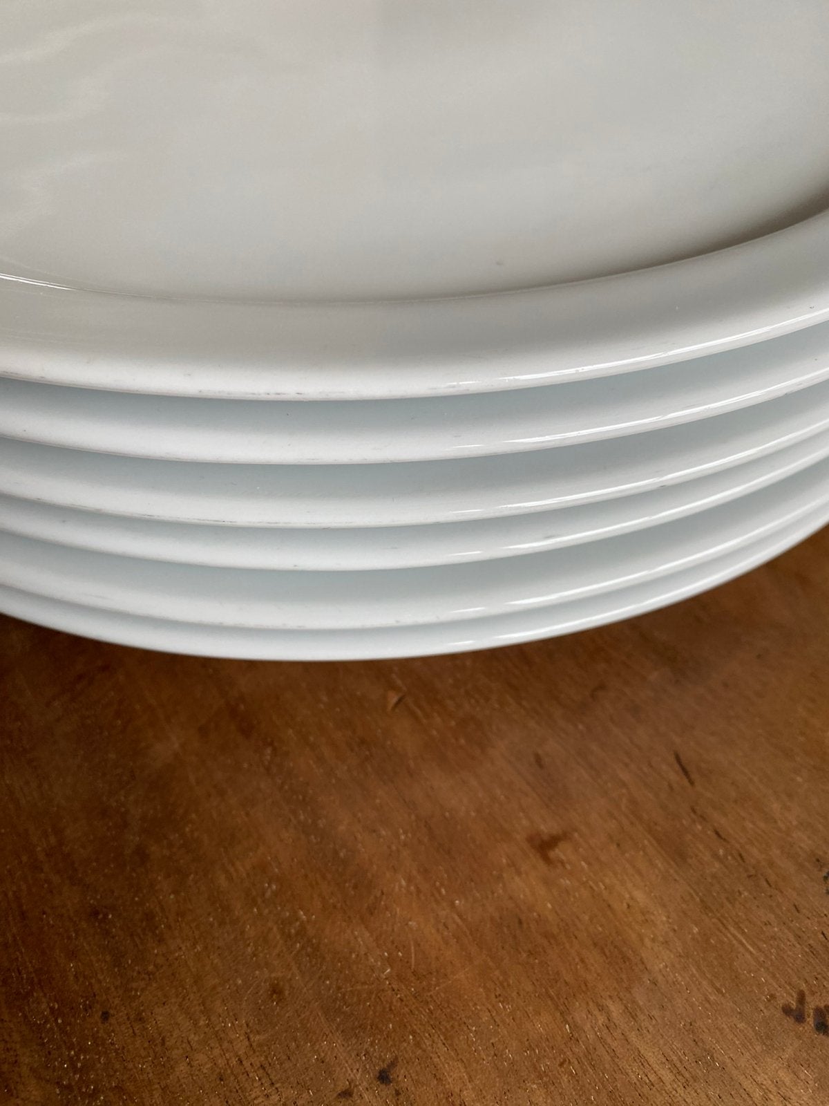 Porseleinen borden:  pizza of spareribs, Nieuw, Ophalen of Verzenden, Bord(en), Overige stijlen