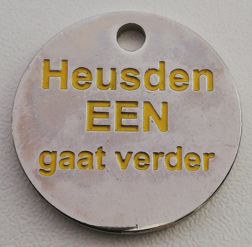 Winkelwagenmuntje 3 gemeentepartijen gaan verder Heusden EEN, Verzamelen, Ophalen of Verzenden