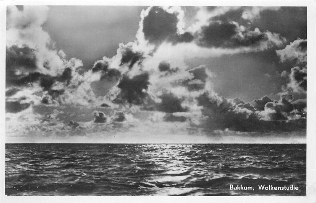 379-188-049 Bakkum Wolkenstudie, Verzenden, Voor 1920, Noord-Holland