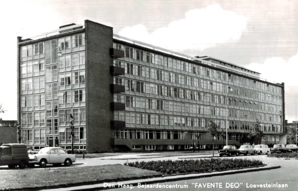 1968 DEN HAAG Bejaardencentrum FAVENTE DEO Loevesteinlaan, Ophalen of Verzenden, 1960 tot 1980, Ongelopen, Zuid-Holland