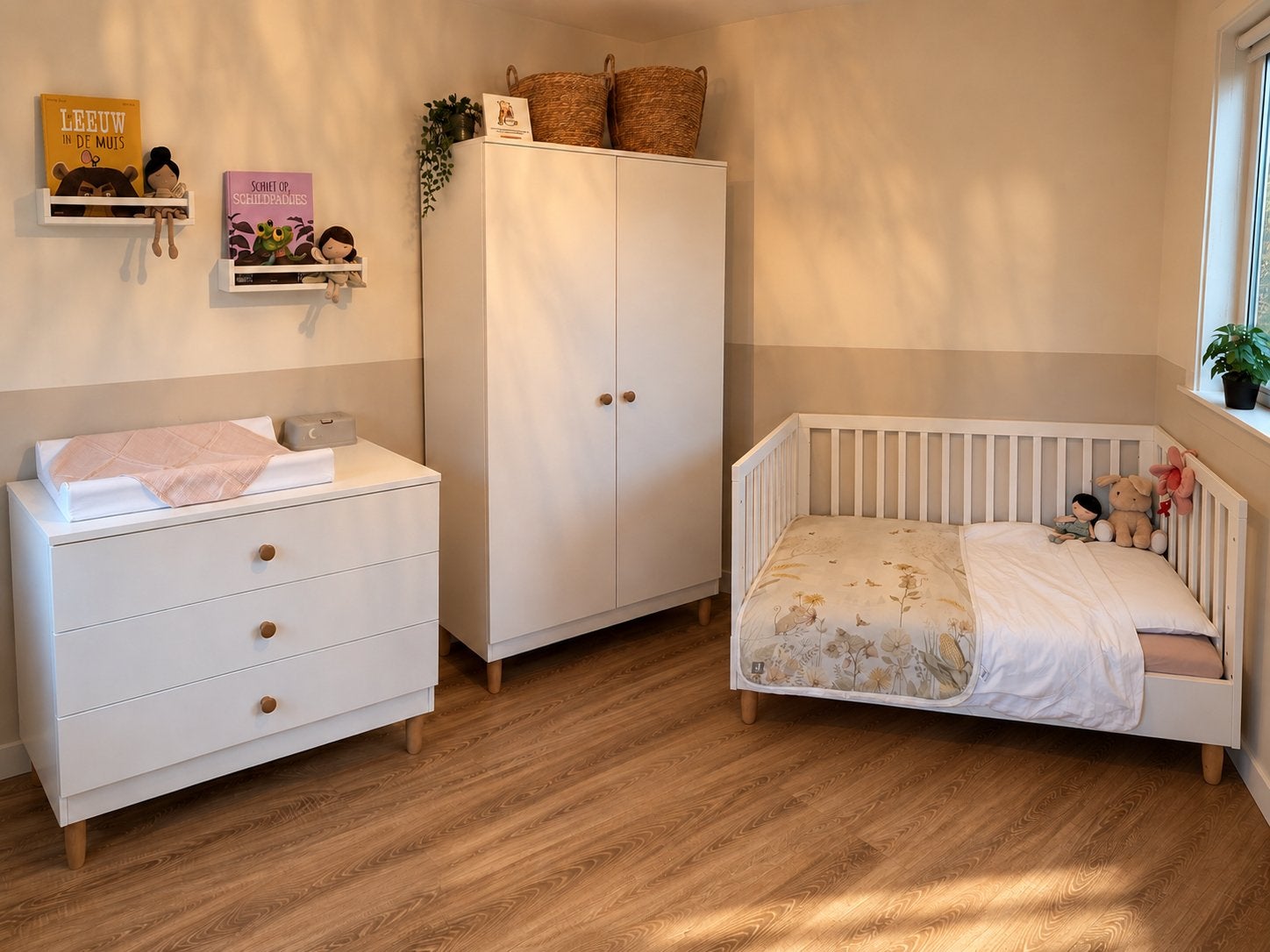 Babykamer Petite Amélie Bocca 3-delig, Ophalen, Zo goed als nieuw, Jongetje of Meisje