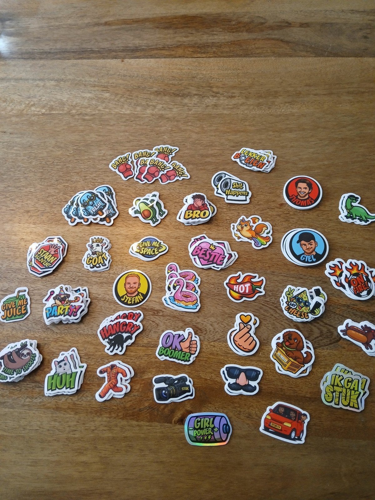 Jumbo Spaaractie StukTV Stickers 0,25ps, Hobby en Vrije tijd, Ophalen of Verzenden, Nieuw, Meerdere stickers