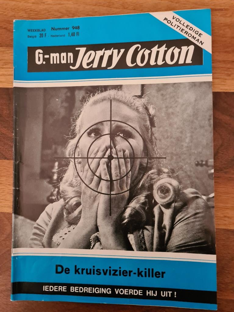 De kruisvizier - killer.        Politieroman.   G - man., Ophalen of Verzenden, Gelezen, Jerry Cotton
