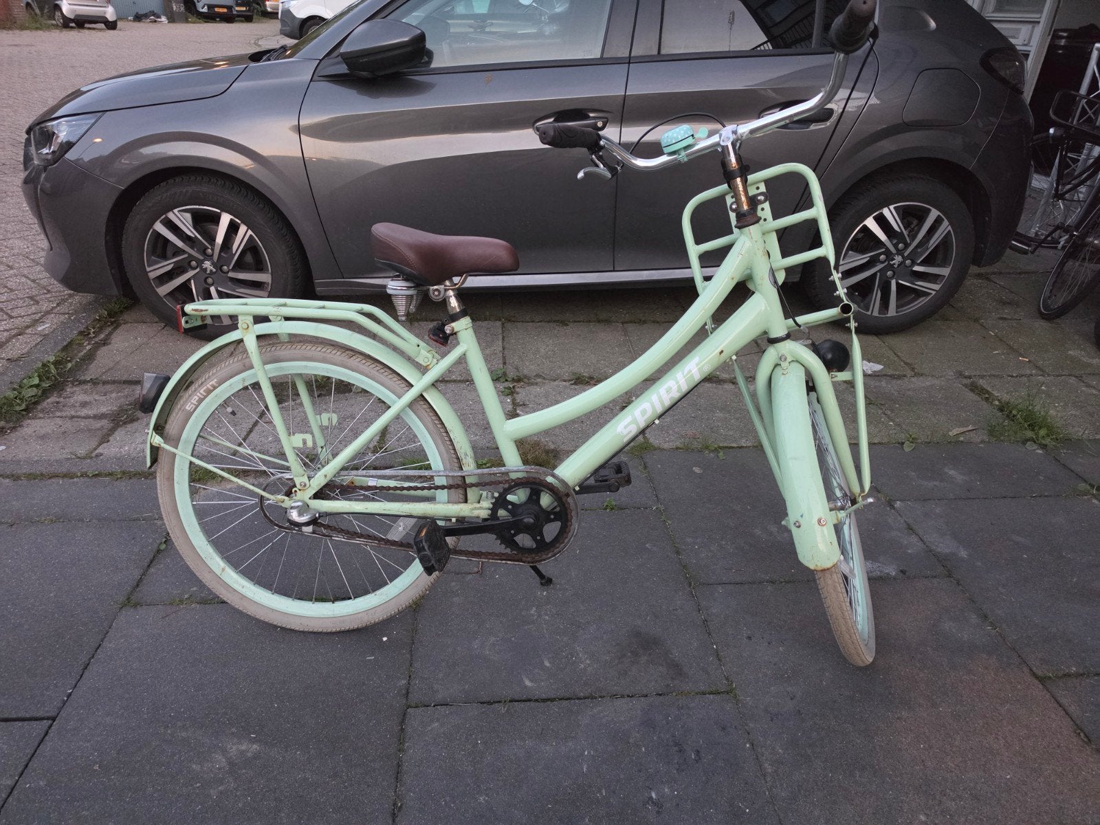 Spirit meisjes fiets - Lichtgroen met shimano versnellingen, Overige merken, Gebruikt, Versnellingen, Ophalen of Verzenden