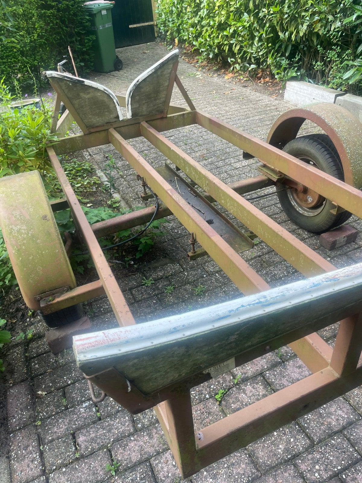 (Stallings)trailer voor Randmeer of vergelijkbare boot, Watersport en Boten, Boottrailers, Ophalen of Verzenden, Gebruikt, Kielboottrailer