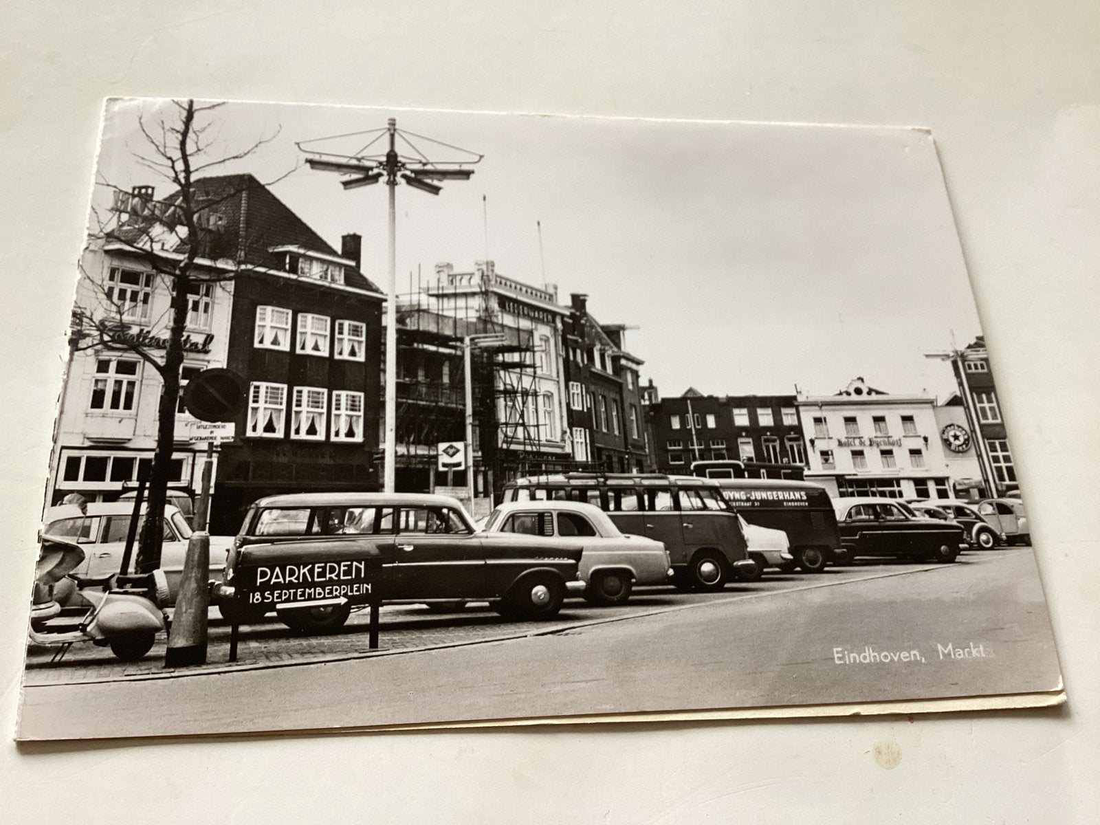 Philips Eindhoven Markt (2 stuks) aan elkaar, Ophalen of Verzenden, 1940 tot 1960, Ongelopen, Noord-Brabant
