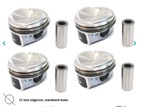 Zuigerset 1.8 TSI TFSI Audi Seat Skoda Volkswagen 21MM PEN s, Auto-onderdelen, Motor en Toebehoren, Gebruikt, -, -, Ophalen of Verzenden