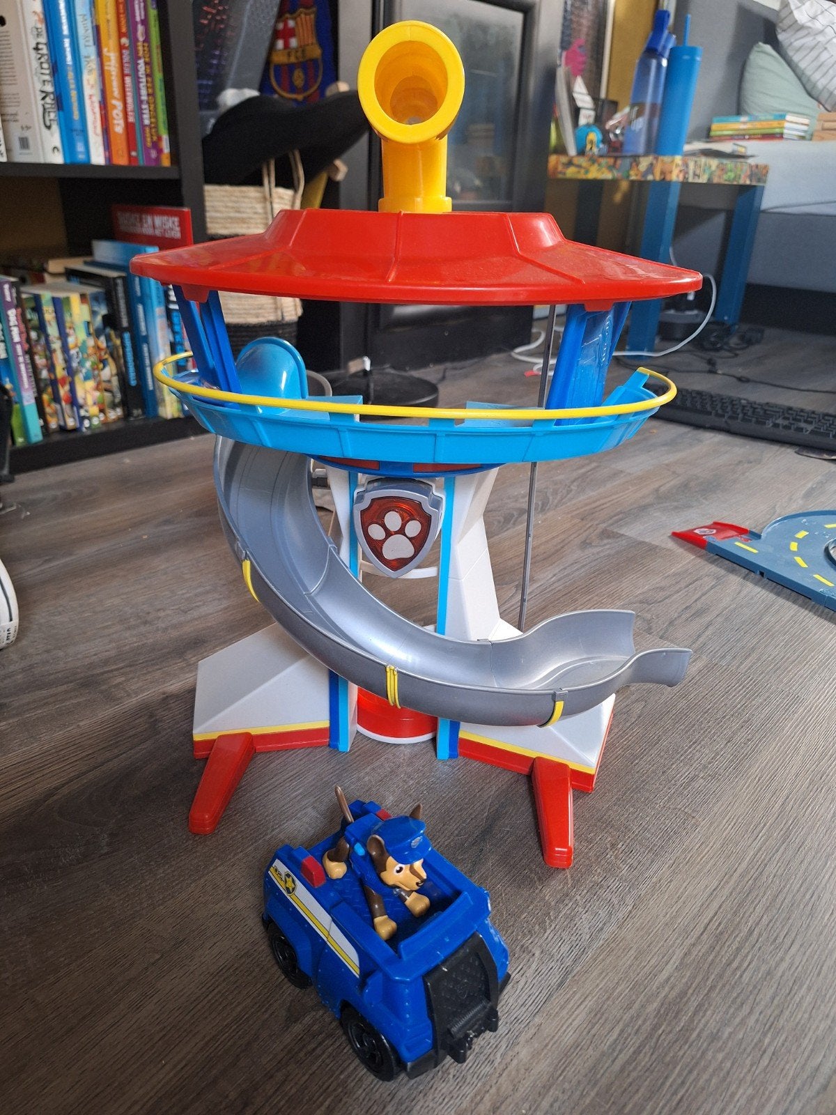 Paw Patrol Uitkijktoren Speelset met voertuigen en figuren, Ophalen of Verzenden