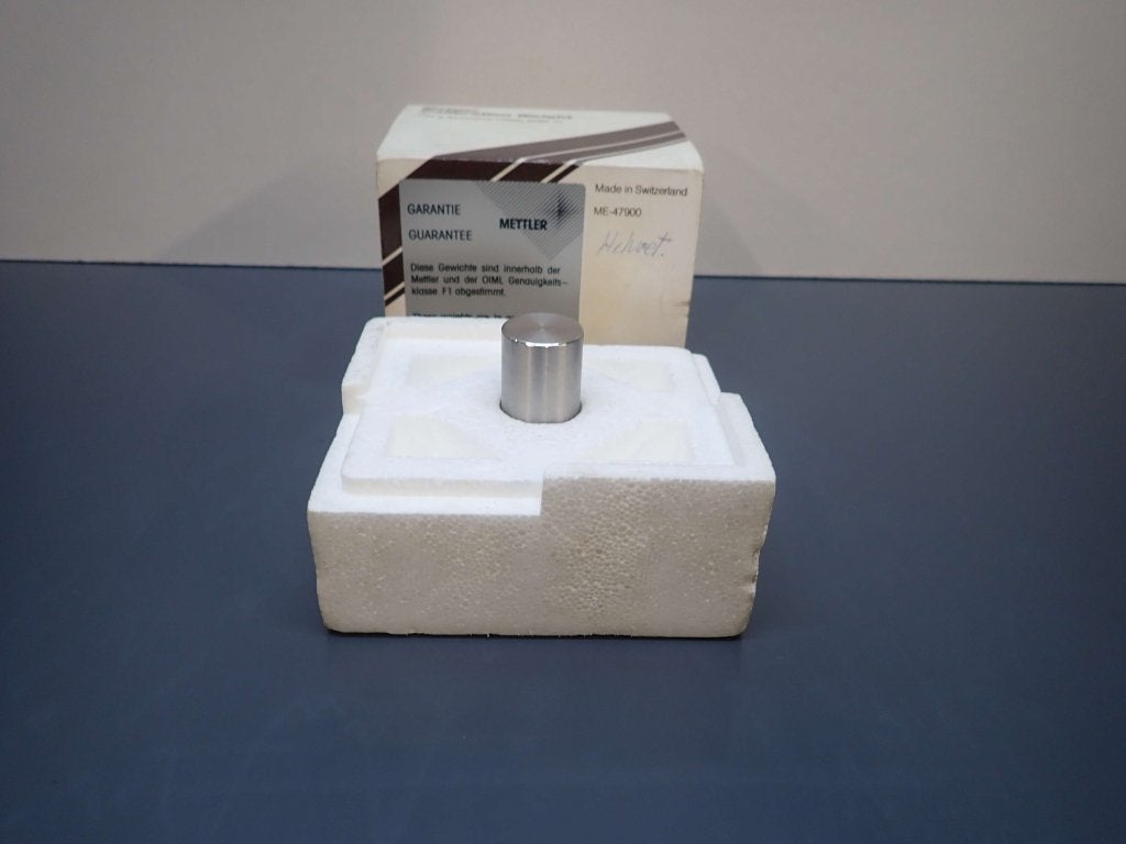 100 gram kalibratiegewicht , Mettler OIML F1-klasse, Niet ingevuld, Niet ingevuld, Ophalen of Verzenden, Zo goed als nieuw