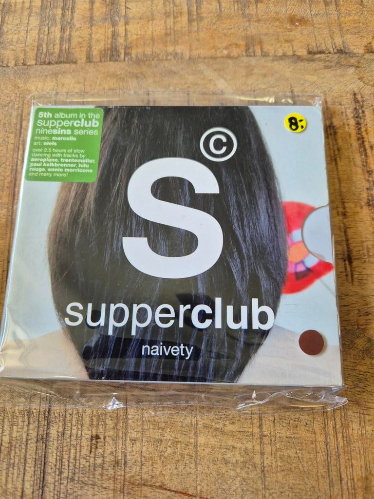 Supperclub Naivety CD - 5e album ninesins series, Cd's en Dvd's, Cd's | Dance en House, Ophalen of Verzenden, Zo goed als nieuw