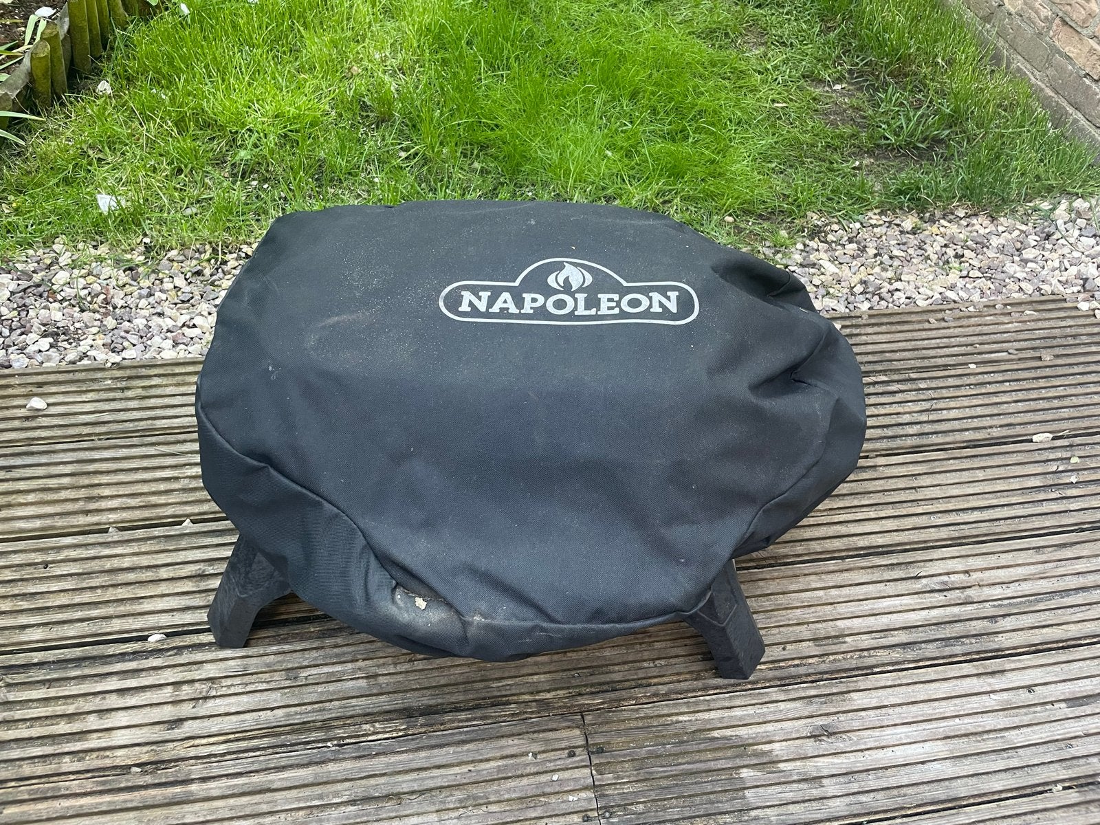 Napoleon TravelQ 240 draagbare gasbarbecue met hoes, Tuin en Terras, Gasbarbecues, Ophalen, Gebruikt