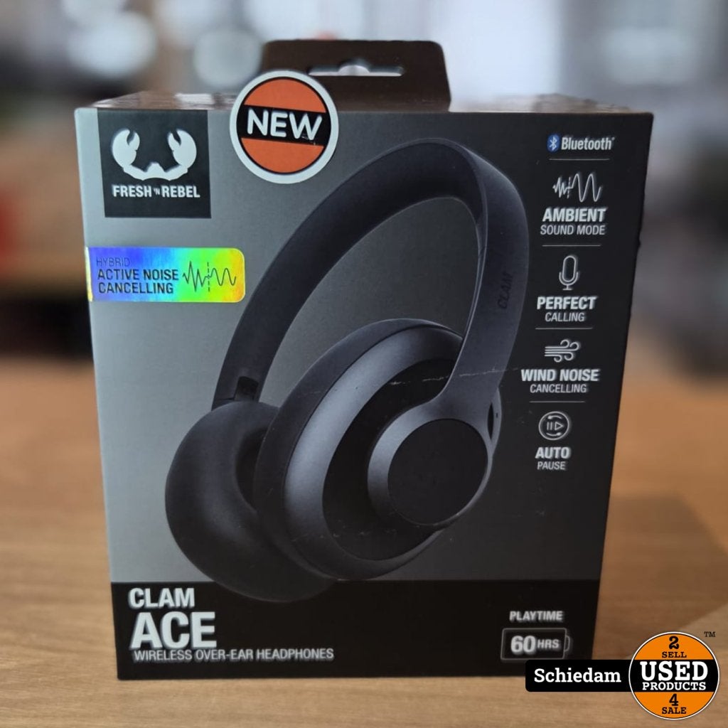 Fresh'n Rebel Clam Ace Bluetooth Koptelefoon 3HP4300SG NIEUW