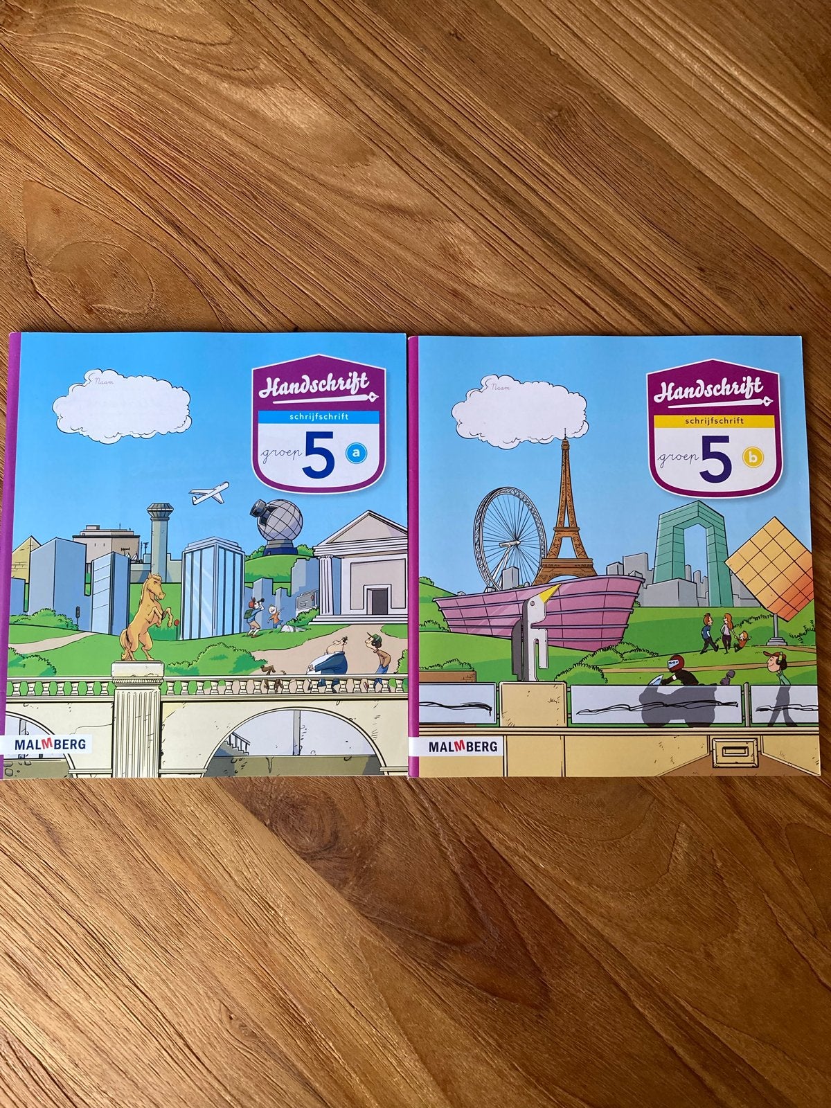 Handschrift schriftjes groep 5a en 5b Malmberg, Ophalen, Nieuw