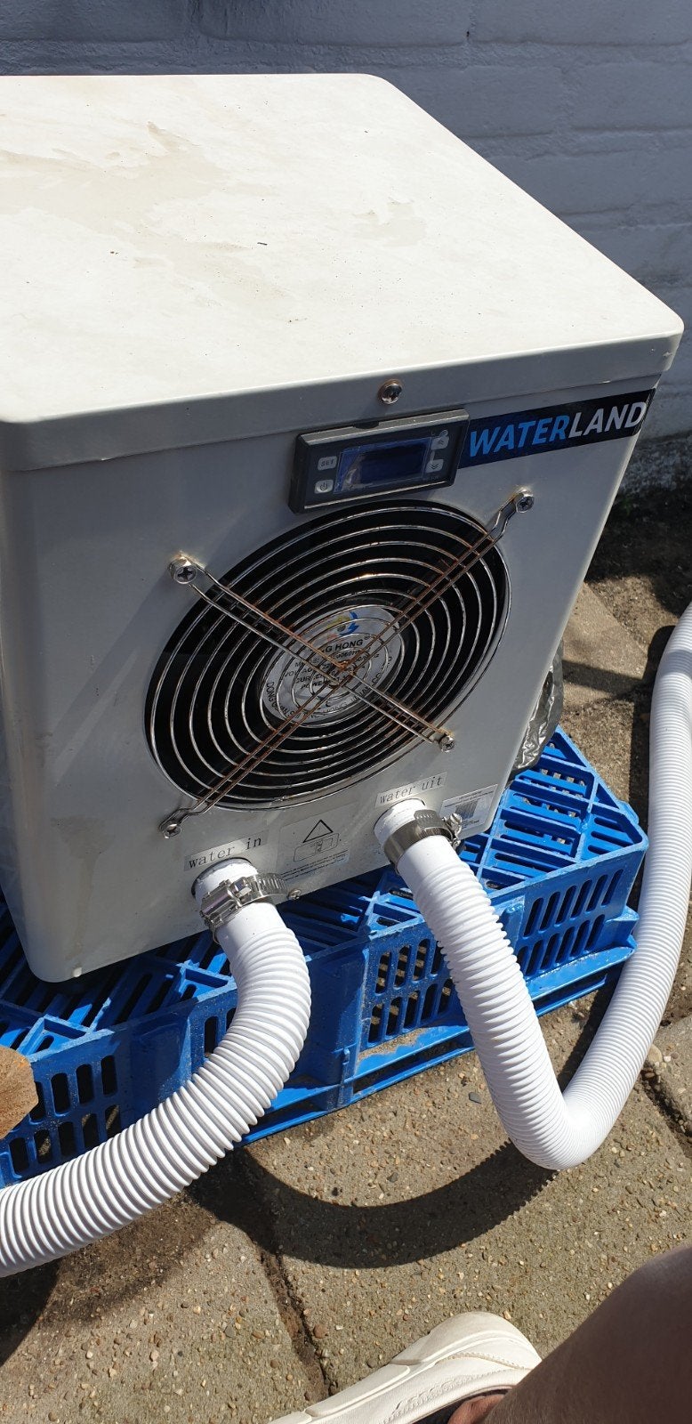 zwembad met warmtepomp en accessoires, Ophalen, Zo goed als nieuw