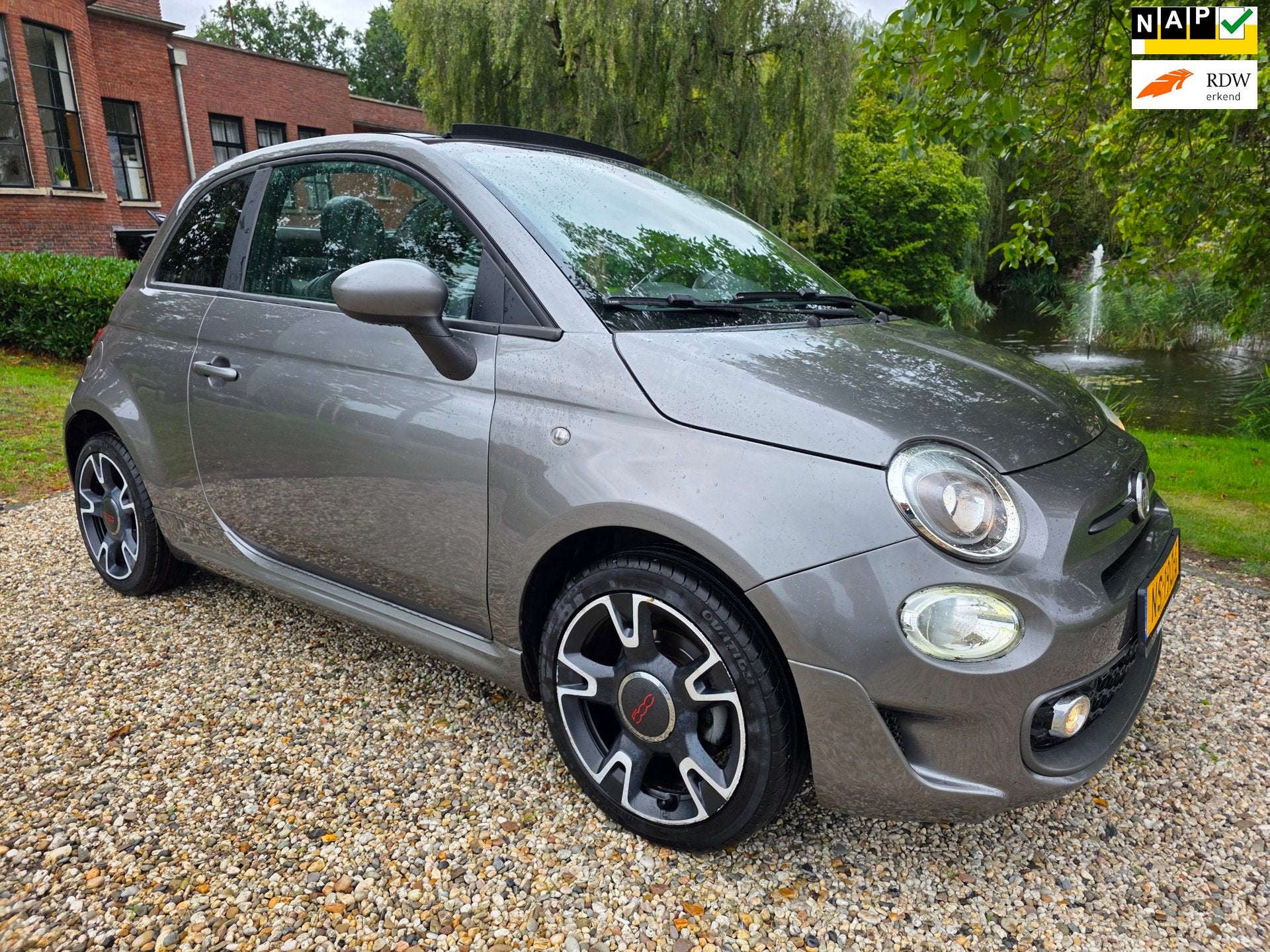 Fiat 500 0.9 TwinAir Turbo Sport CABRiO 6-bak, Auto's, Voorwielaandrijving, Gebruikt, Origineel Nederlands, Handgeschakeld