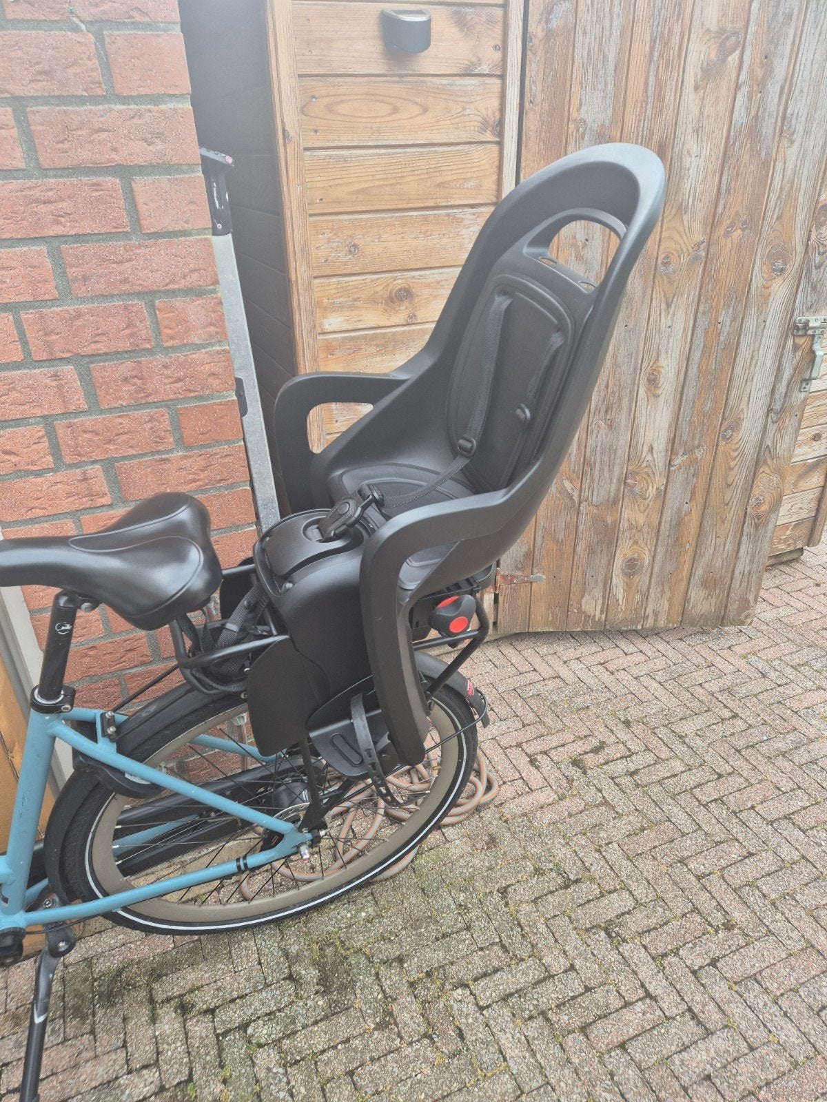 polisport groovy kinderstoeltje/fiets, Ophalen, Zo goed als nieuw, Fietsendrager-accessoire, Elektrische fiets