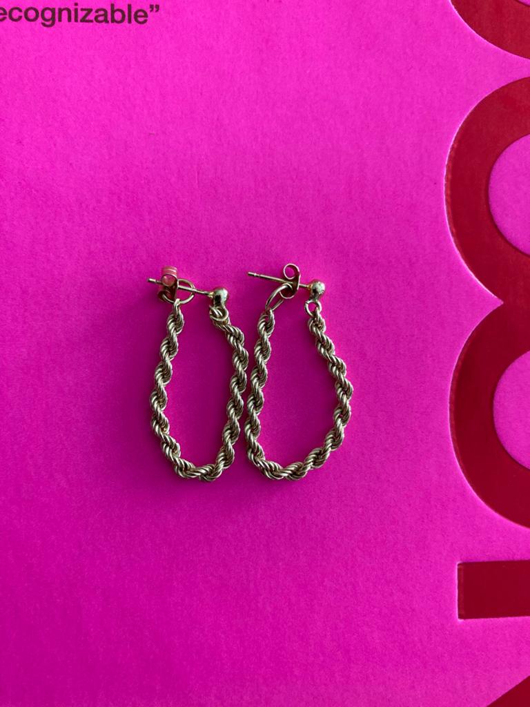 ✨🦢Gouden vintage anna nina paar oorbellen 14 karaat goud, Sieraden, Tassen en Uiterlijk, Ophalen of Verzenden, Goud, Knopjes of Stekers