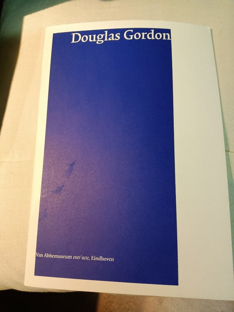 Douglas Gordon (entra'cte nummer 3), Ophalen of Verzenden, Zo goed als nieuw, Catalogus