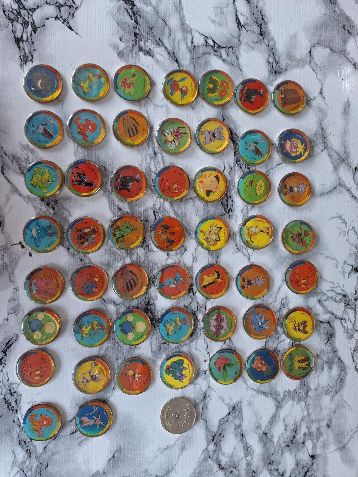 Grote verzameling Pokémon Pogs / Flippo's (50+ stuks), Ophalen of Verzenden, Gebruikt, Overige typen