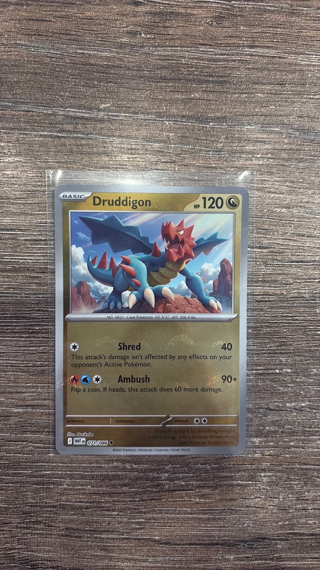 WHT Druddigon 071/086 Ball Reverse holo, Ophalen of Verzenden, Zo goed als nieuw