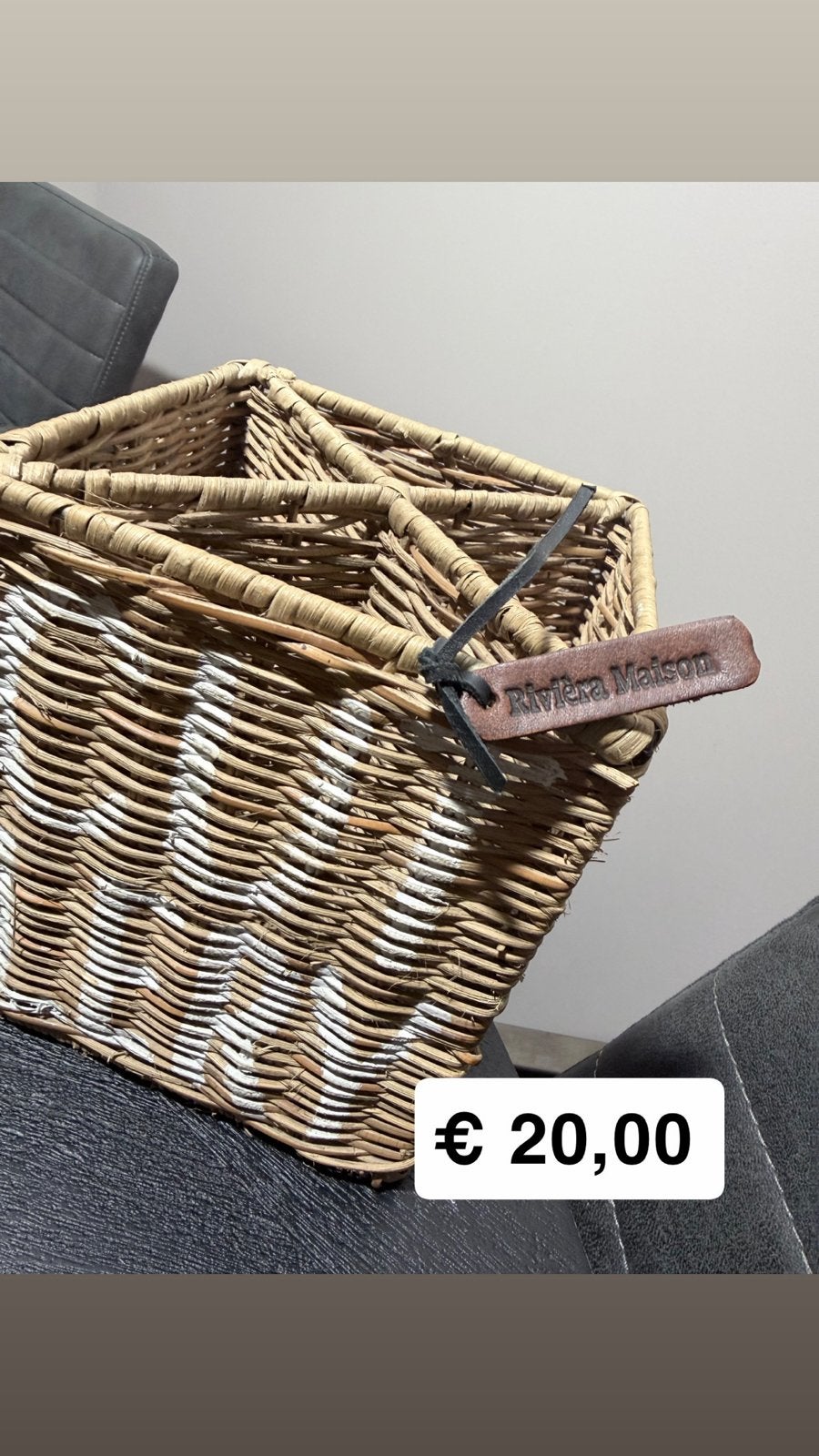 Diverse Riviera Maison items, Gebruikt, Gevlochten, Mand, Ophalen of Verzenden