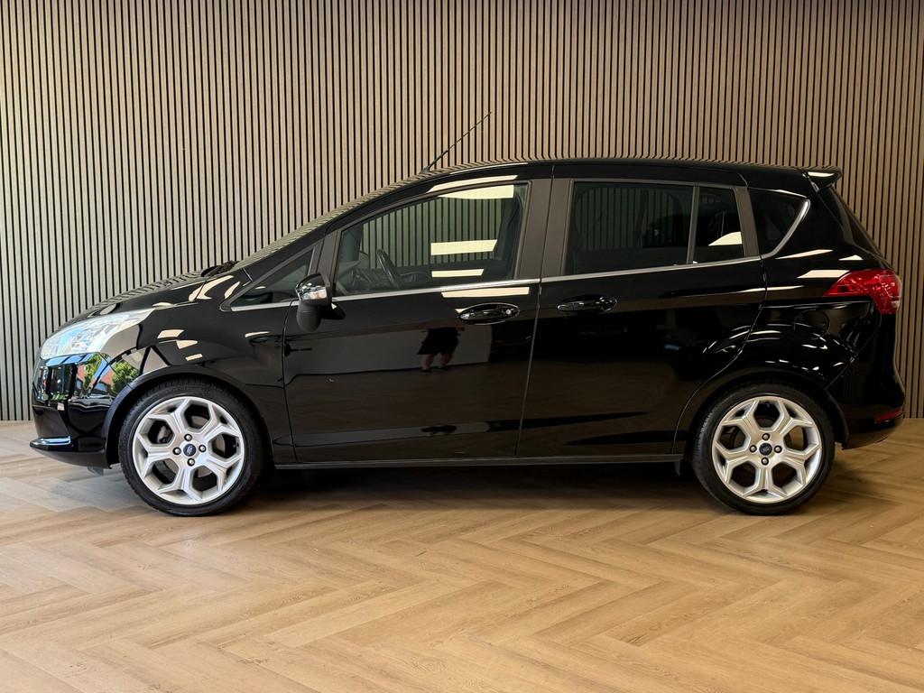 Ford B-Max 1.0 EcoBoost Titanium NAVI PANODAK CAMERA TREKHAA, Gebruikt, Met garantie (alle), Zwart, Origineel Nederlands