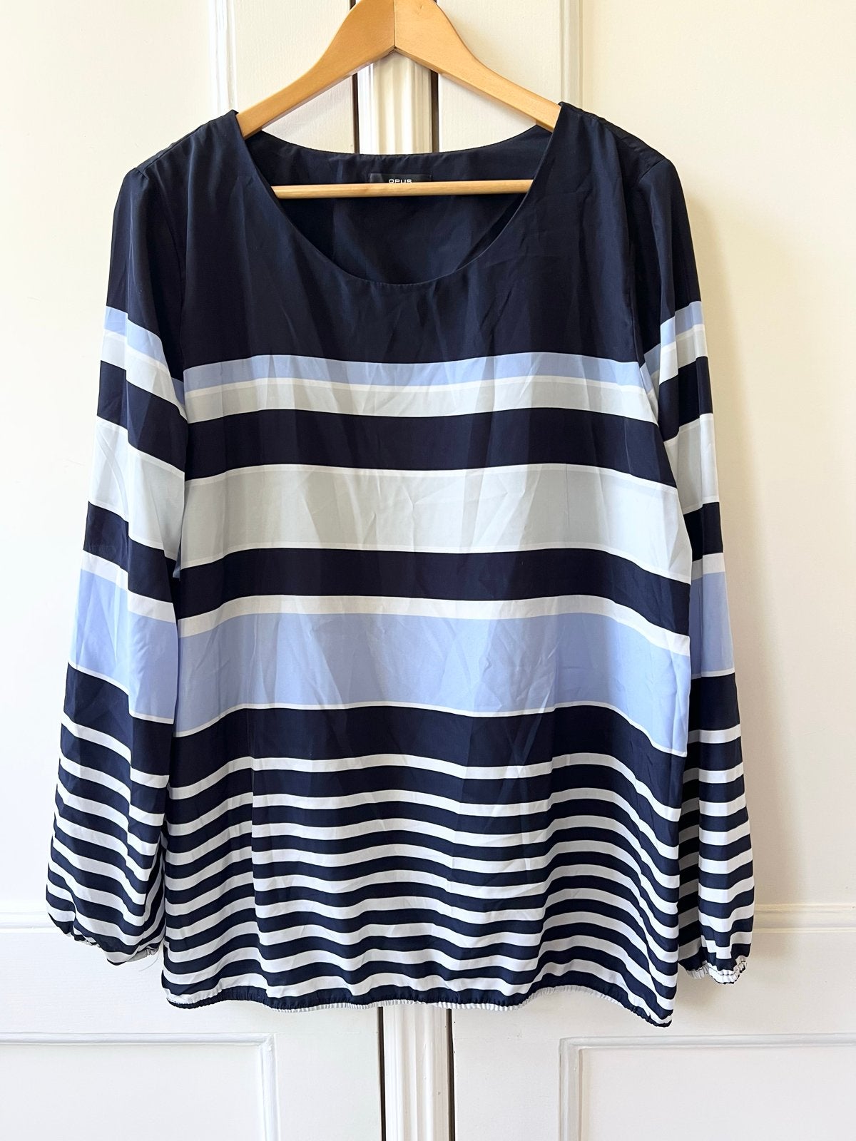 Opus gestreepte blouse, maat 44, Ophalen of Verzenden, Zo goed als nieuw, Maat 42/44 (L), Blauw