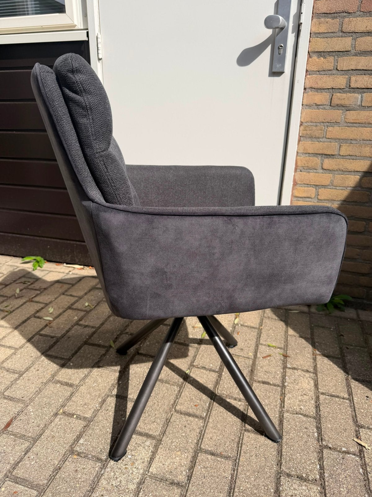 Eetkamerstoel Letta 3 stuks Pront Wonen, Ophalen, Gebruikt, Drie, Stof