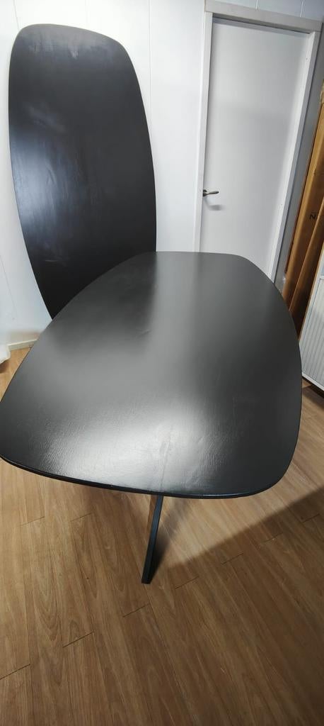 Deens ovale eettafel Ferris zwart Eiken 200 cm, Ophalen, Info@meubeloutletmeppel.nl, 100 tot 150 cm, Ferris