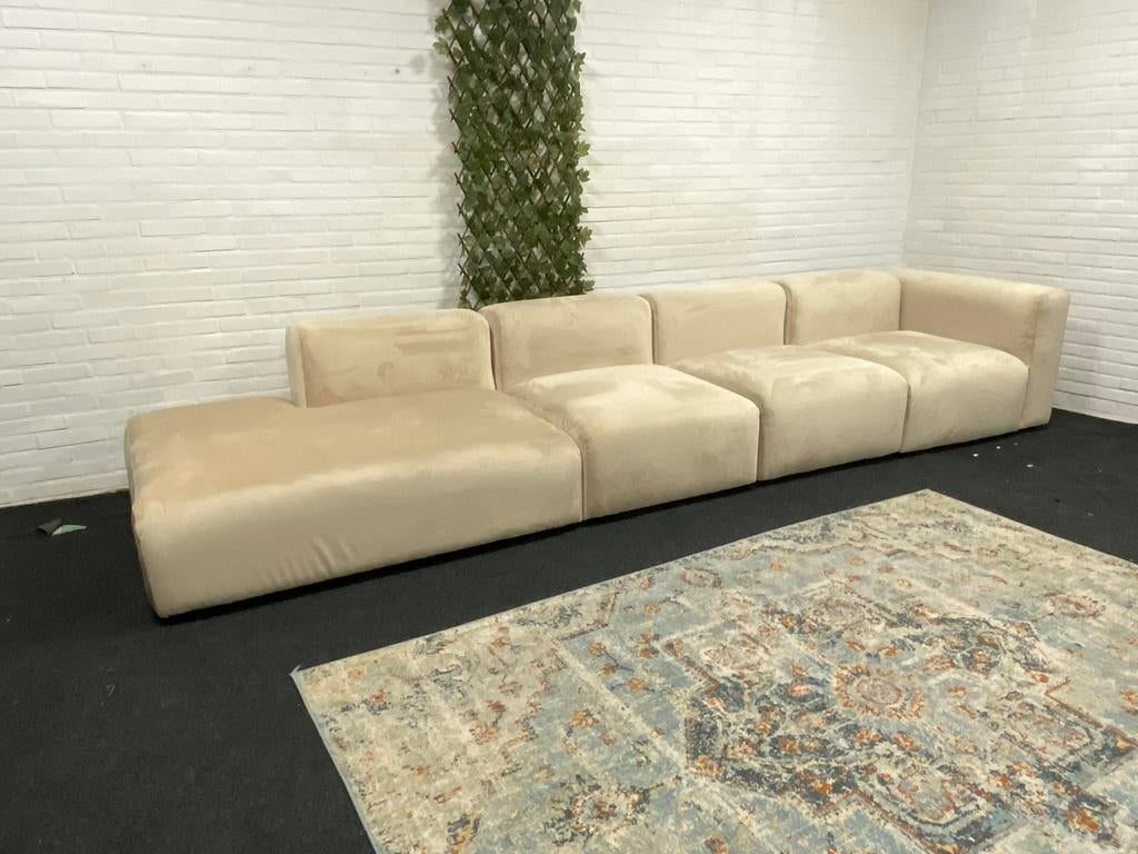 HAY mags sofa - VELVET - gratis levering, Ophalen of Verzenden, Zo goed als nieuw, 150 cm of meer, Vierpersoons of meer