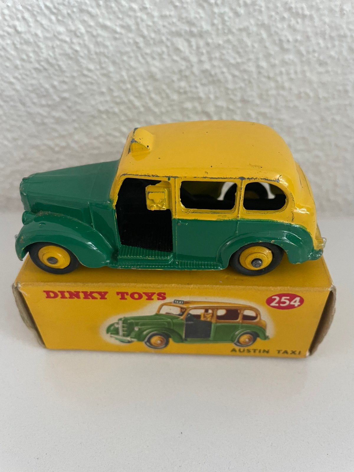 Originele Dinky Toys 1:43 Austin Taxi 254 + doosje MINT, Ophalen of Verzenden, Zo goed als nieuw, Auto, Overige merken