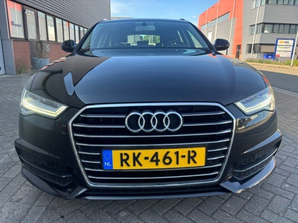 Audi A6 1.8 TFSI U. LEASE ED, Auto's, Audi, Euro 6, 4 cilinders, Zwart, Origineel Nederlands