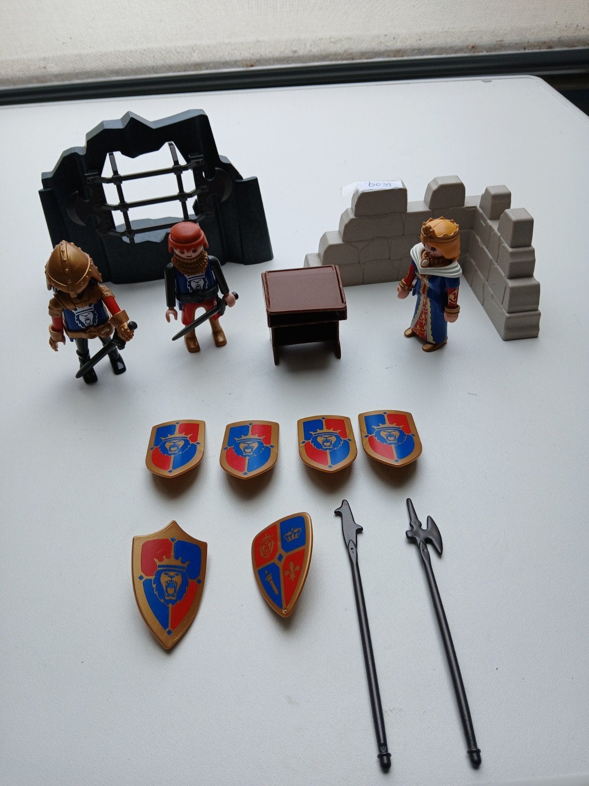 Playmobil leeuwen ridders, wapens, schilden en assecoires, Ophalen of Verzenden, Gebruikt