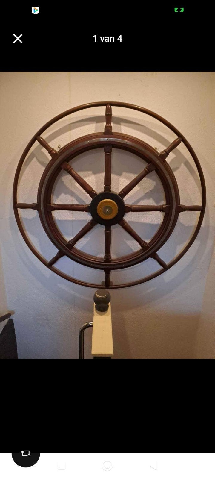 Groot boot stuurwiel stuurrad 150 cm
scheepsstuurwiel scheep, Watersport en Boten, Ophalen of Verzenden, Gebruikt, Overige typen