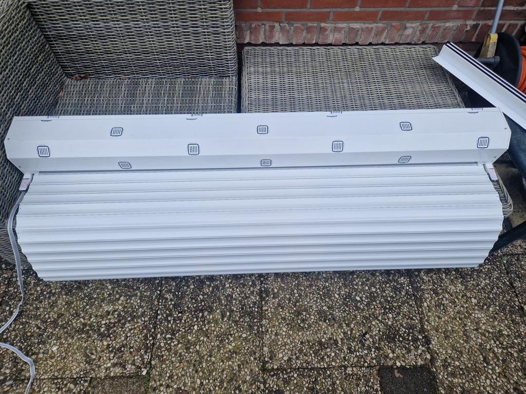 Rolluik nieuw handbediend, Ophalen, Nieuw, Wit, Minder dan 100 cm