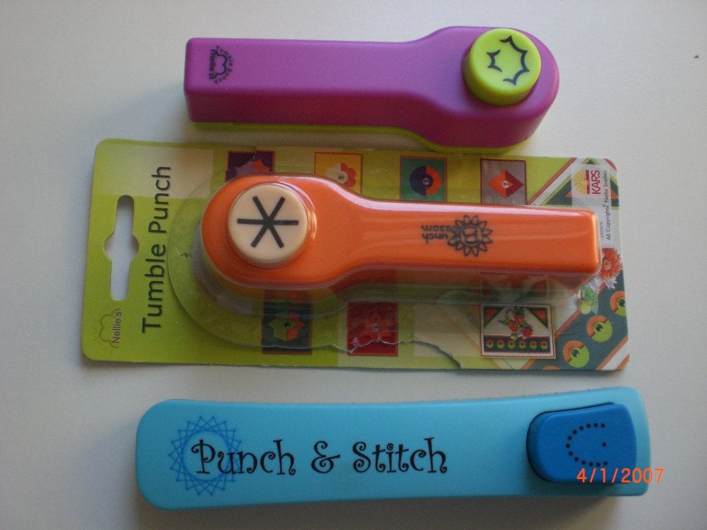 3 x Punch & Stitch / Tumble Punch  ( Nellie Snellen, Ophalen of Verzenden, Zo goed als nieuw, Fantasie, Pons of Mal
