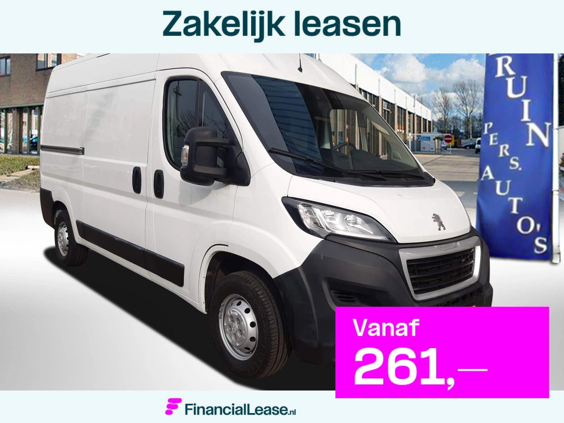 Citroën Jumper /Peugeot Boxer HDi 140 Pk L2H2 Airco Cruise, Voorwielaandrijving, Stof, Gebruikt, 4 cilinders