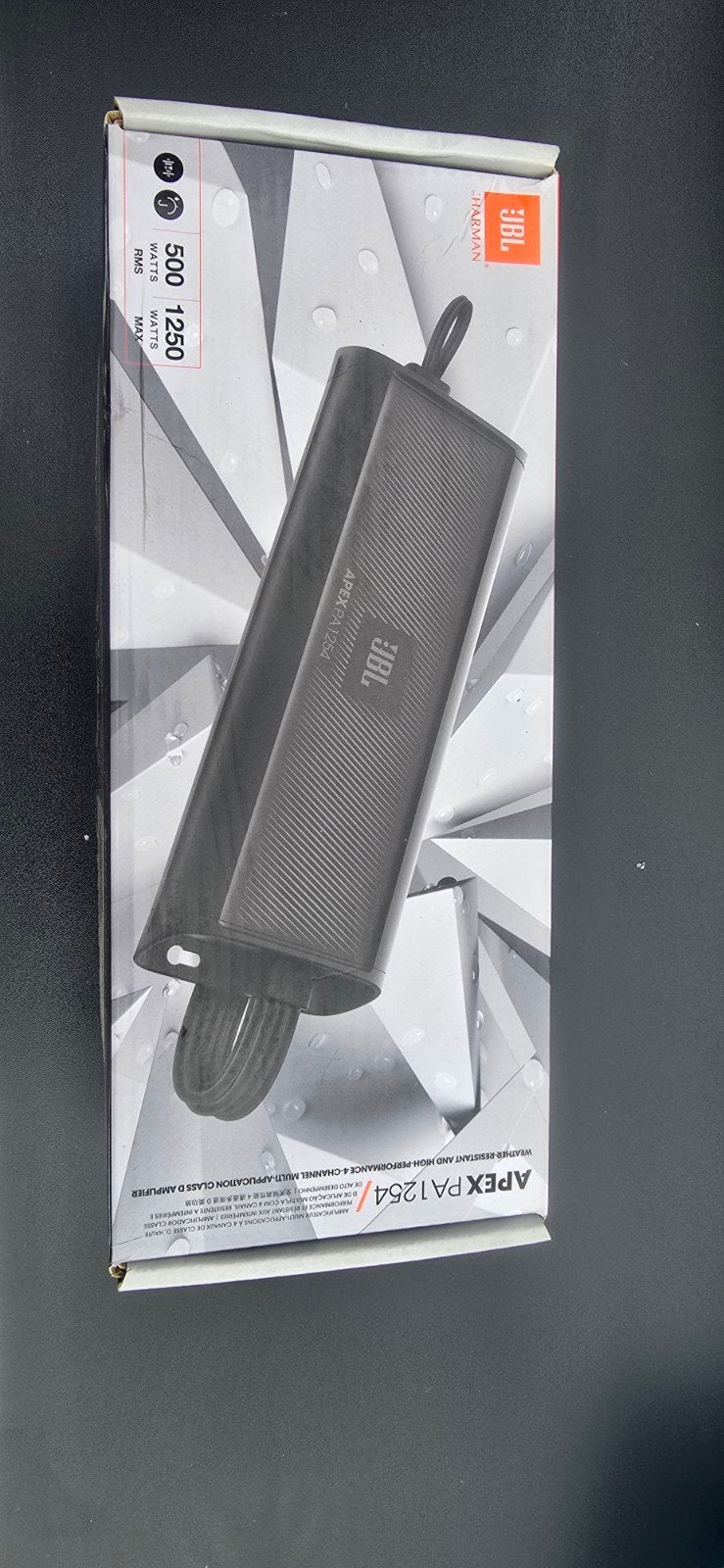 JBL Apex PA1254 4-kanaals versterker - B-stock,, Auto diversen, Ophalen of Verzenden, Zo goed als nieuw