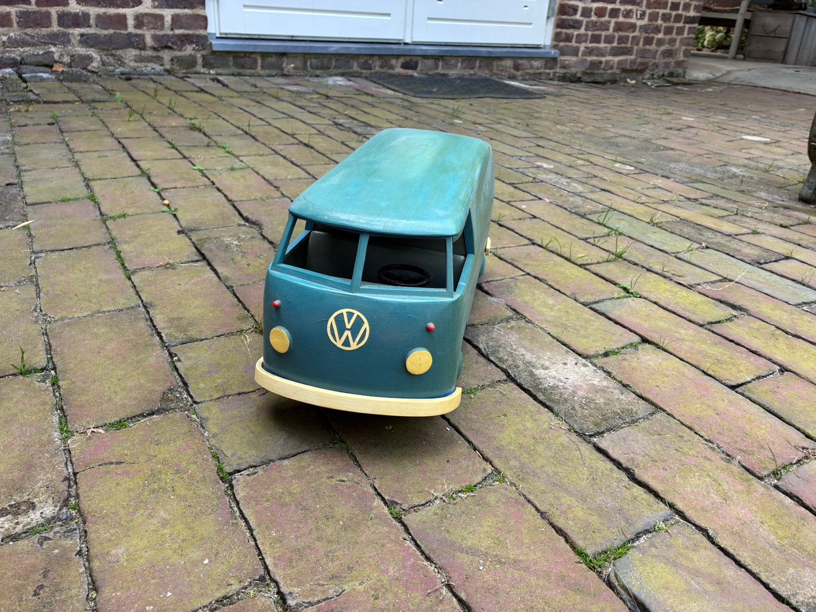 Vw busje hout, Ophalen, Gebruikt