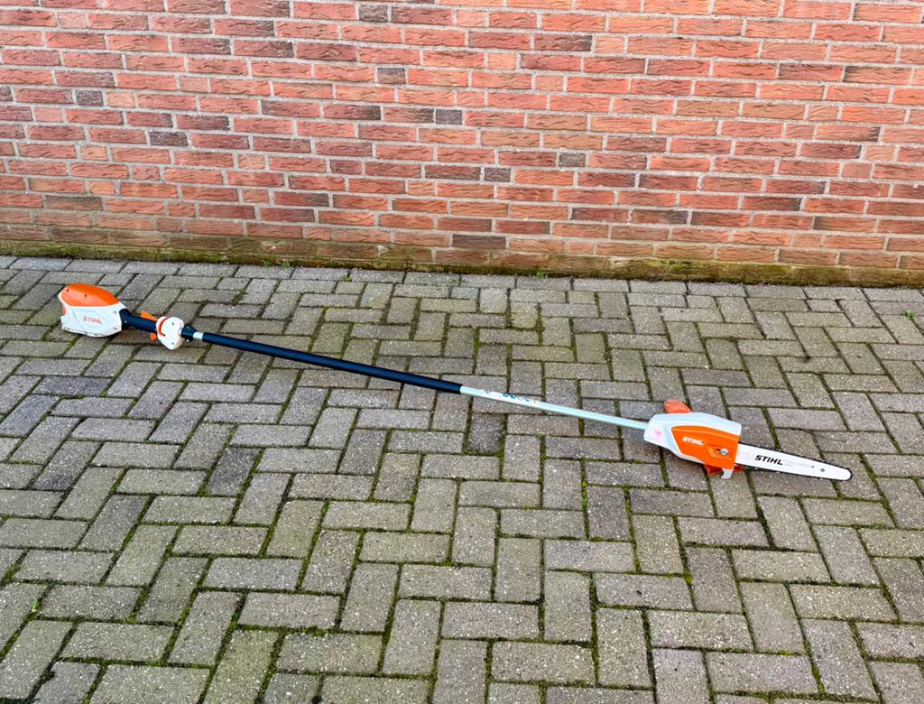 Zgan Stihl HTA 66 Stokzaag kettingzaag op steel accu ap, Ophalen, Zo goed als nieuw