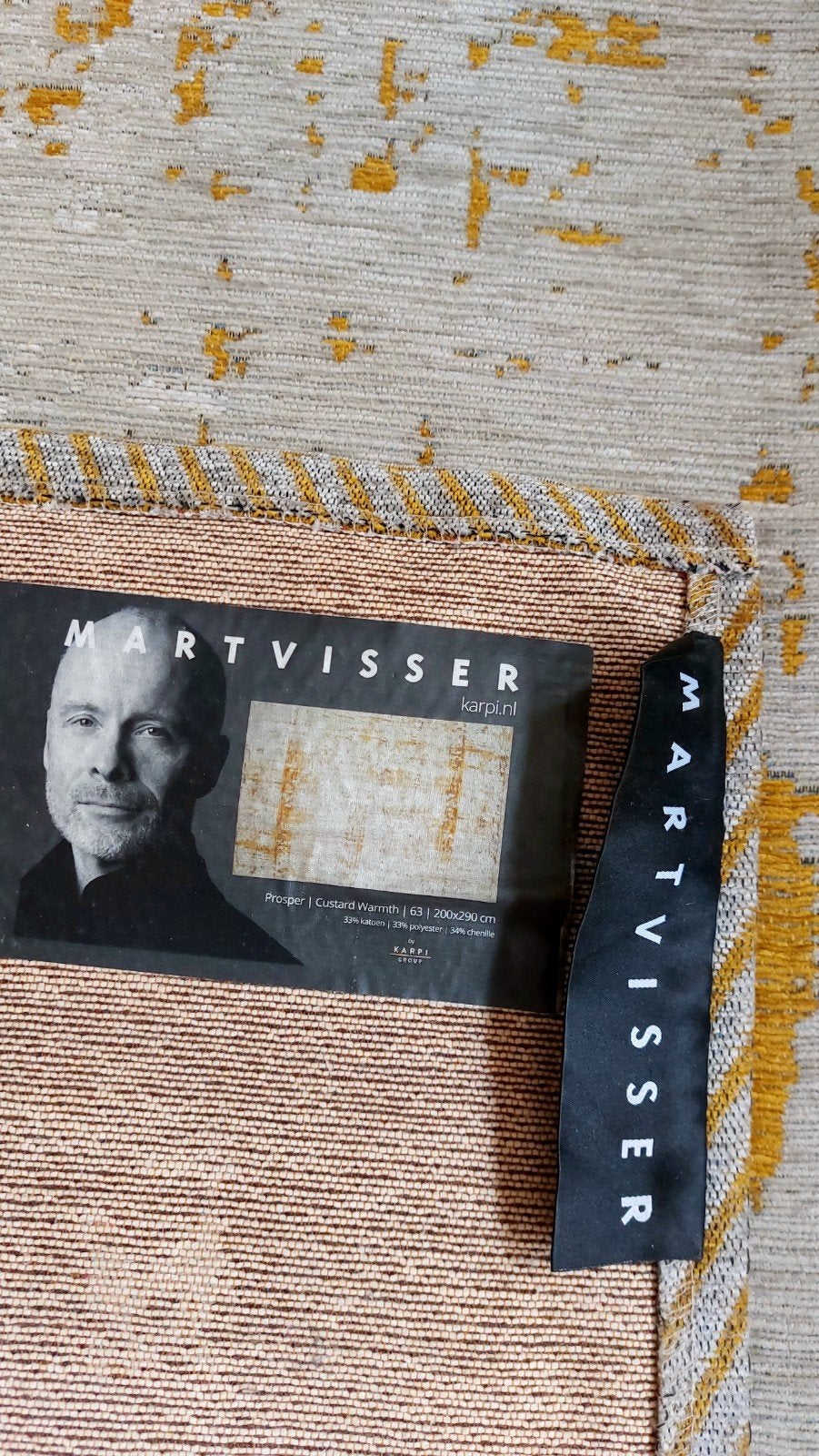 MARTVISSER DESIGN VLOERKLEED NIEUW, Huis en Inrichting, Stoffering | Tapijten en Kleden, Ophalen of Verzenden, 200 cm of meer