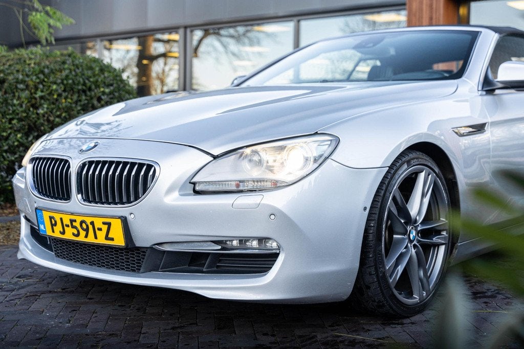 BMW 6-serie Cabrio 640i High Executive Leer Sportstoelen Nav, Auto's, BMW, Achterwielaandrijving, Gebruikt, Cabriolet, Bedrijf