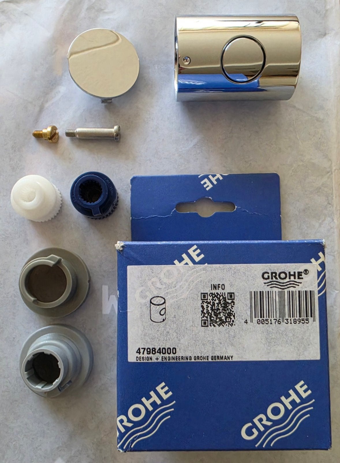 GROHE metalen greep, Artikelnummer 47984000 Nieuw, Ophalen of Verzenden, Nieuw, Chroom, Kraan