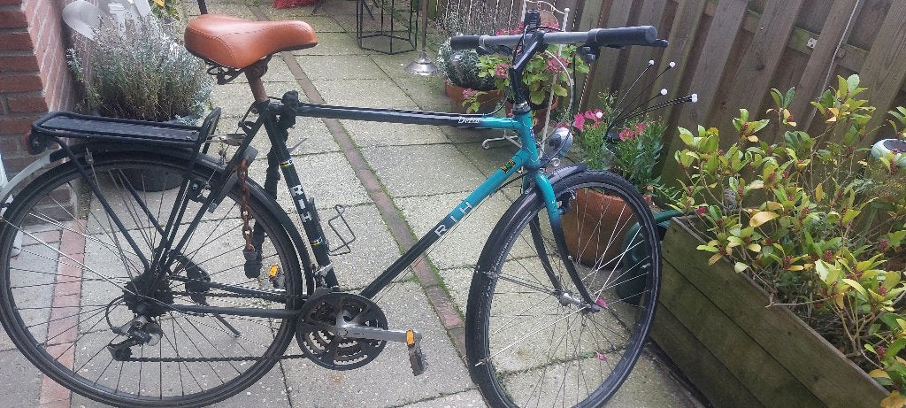 RIH Delta antieke fiets, Gebruikt, Velgrem, Versnellingen, 57 tot 61 cm
