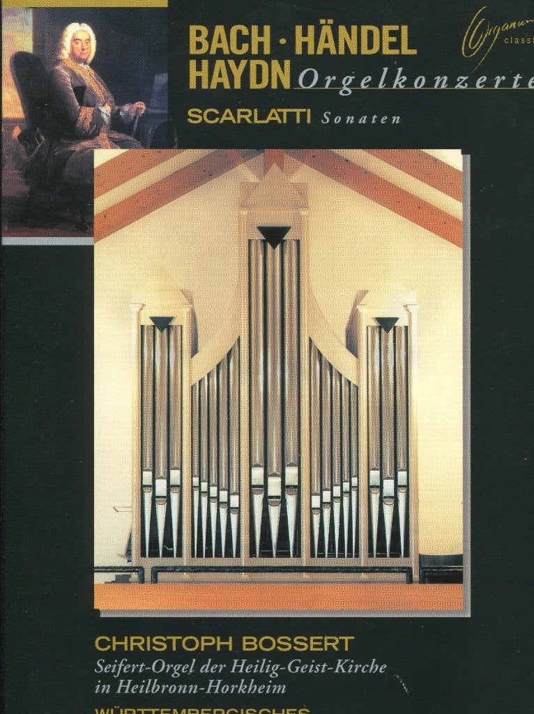 Bach, Händel, Haydn Orgelkoncerte Scarlatti Sonaten Bossert, Ophalen of Verzenden, Classicisme, Zo goed als nieuw, Overige typen