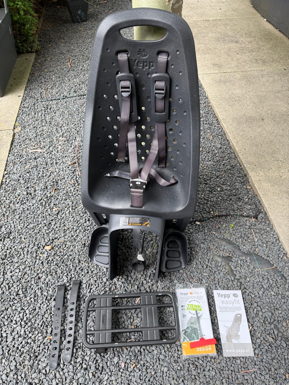 Yepp Maxi Achterzitje met Easyfix Adapter, Ophalen, Zo goed als nieuw, Achterzitje